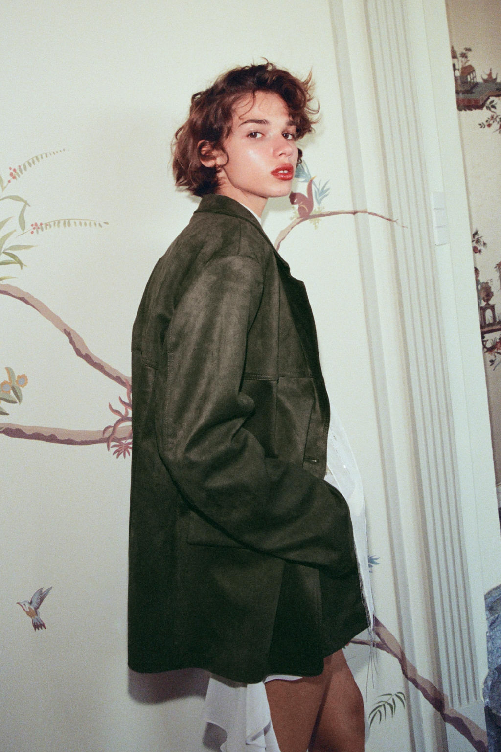 FAUX SUEDE BLAZER - Zara фото 4