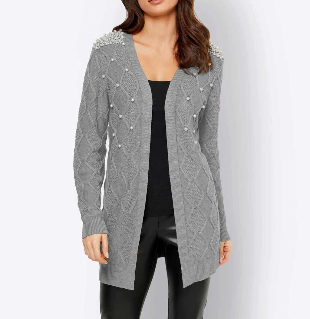 Кардиган, серый - Ashley brooke фото 3