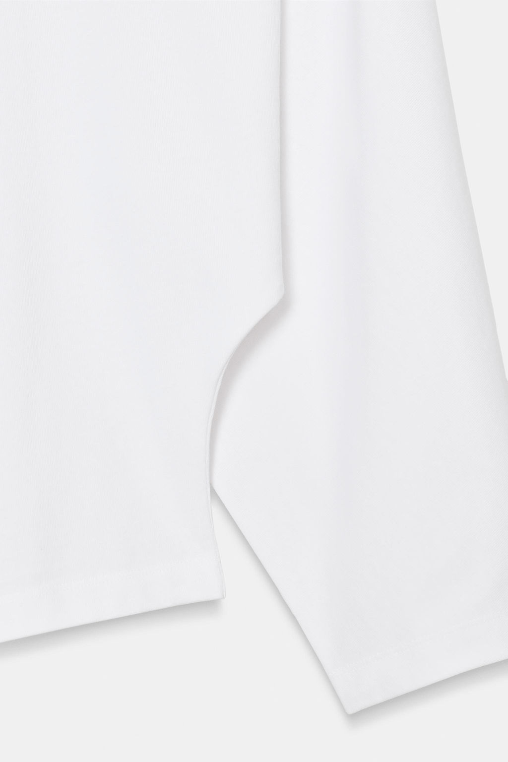 ASYMMETRIC LONG SLEEVE T-SHIRT - Zara фото 14