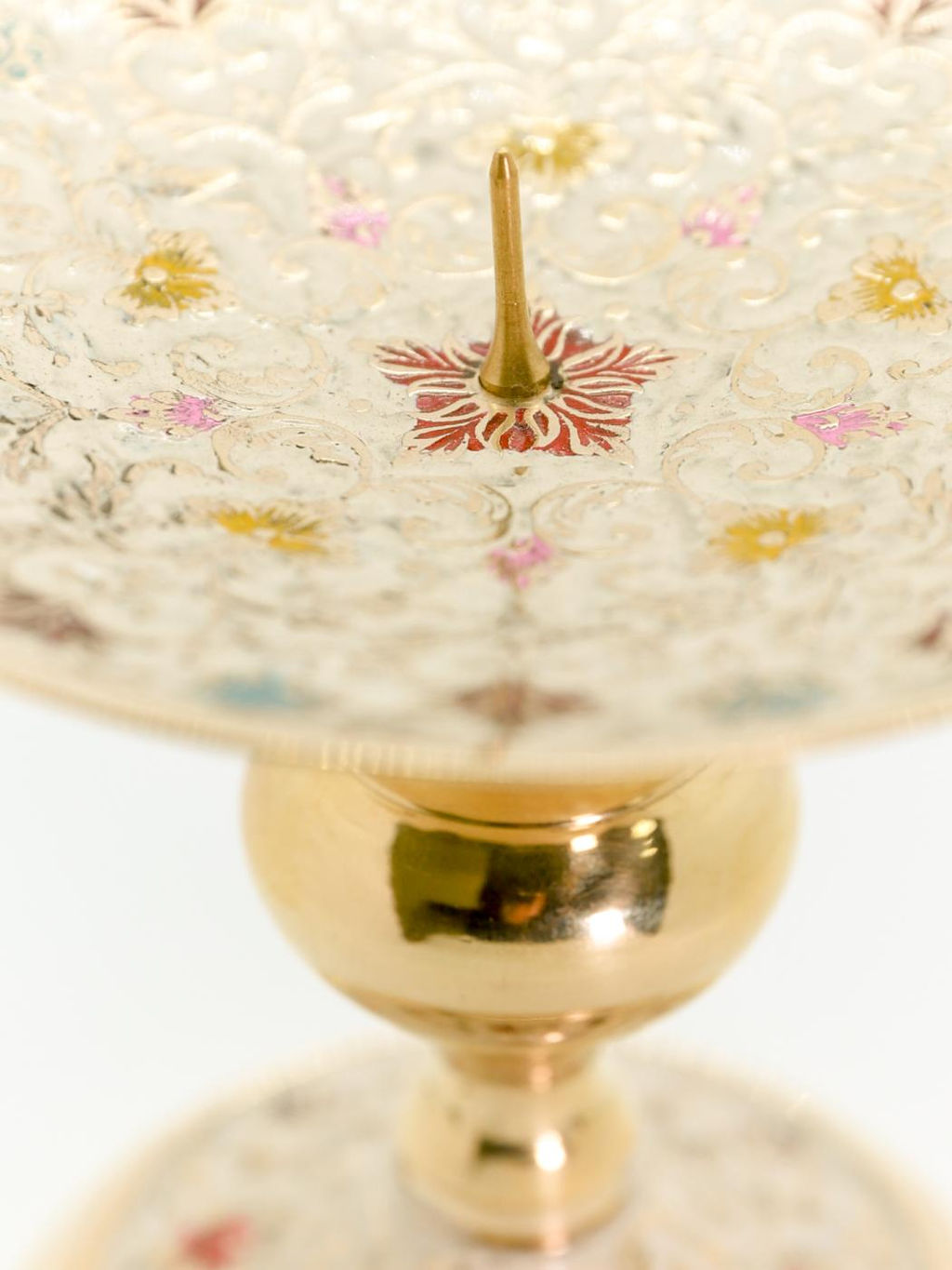 Подсвечник Штырь № Кт3275/7/1 (эмаль белая) - Ганг фото 2