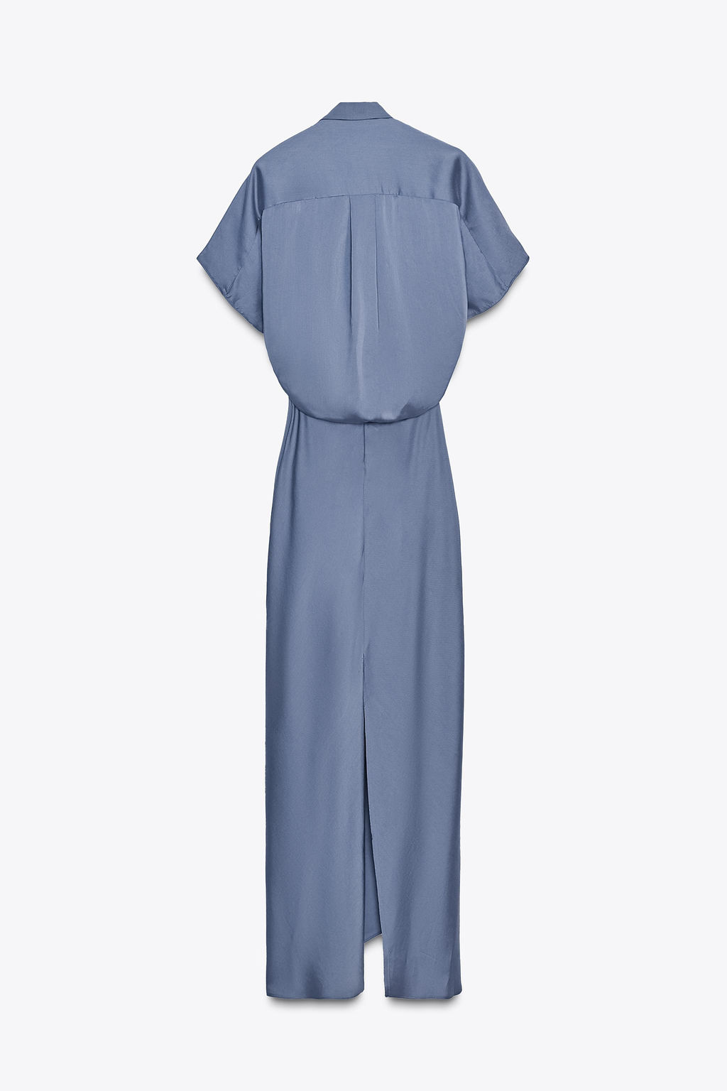 ZW COLLECTION SATIN WRAP DRESS - Zara фото 7