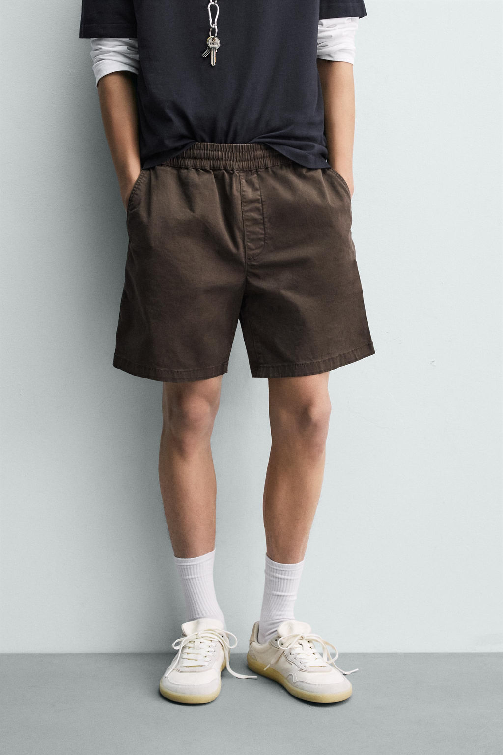 BERMUDA TWILL RELAXED FIT / Marr?n