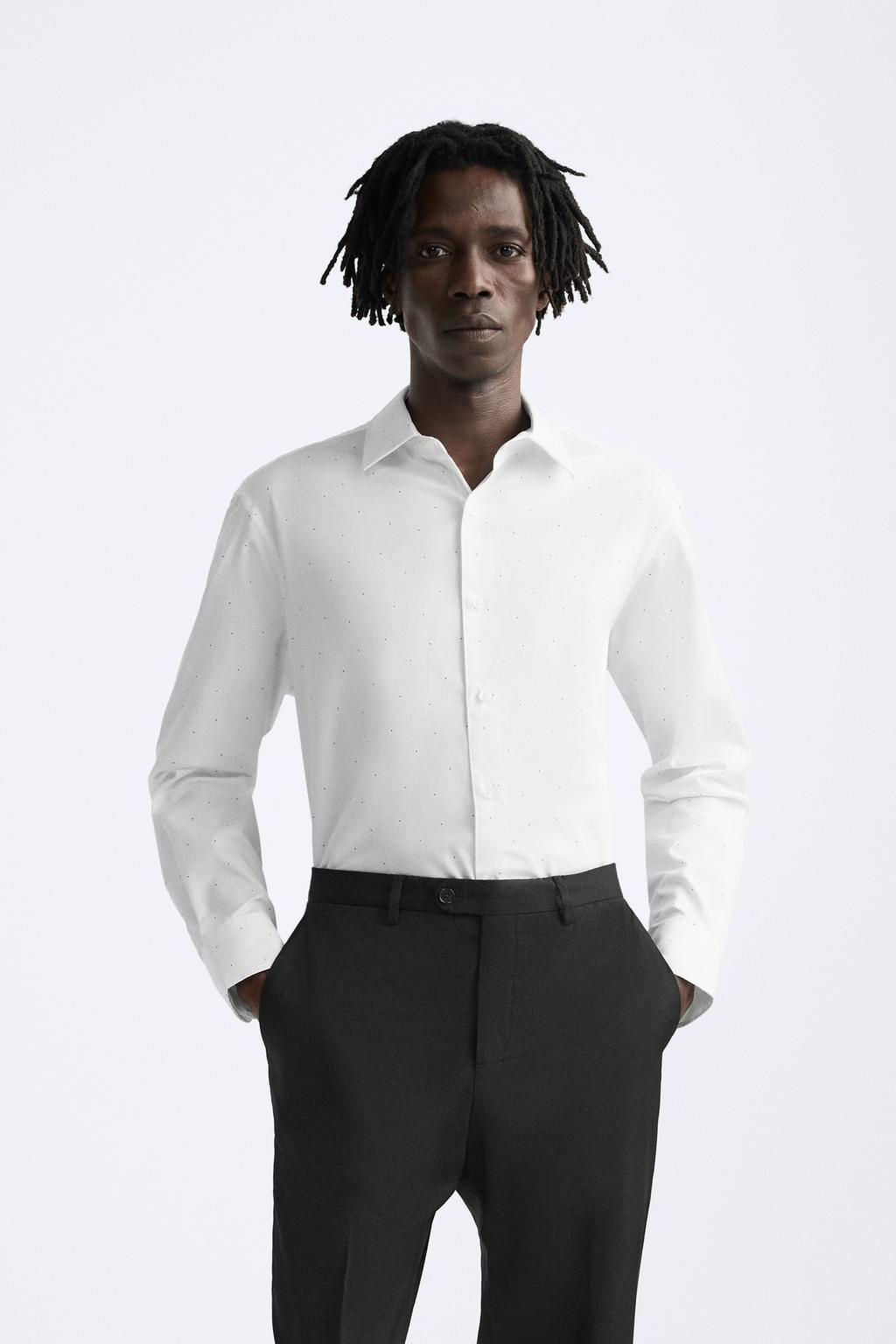 DOKULU EASY CARE DESENLI GOMLEK - Zara фото 2