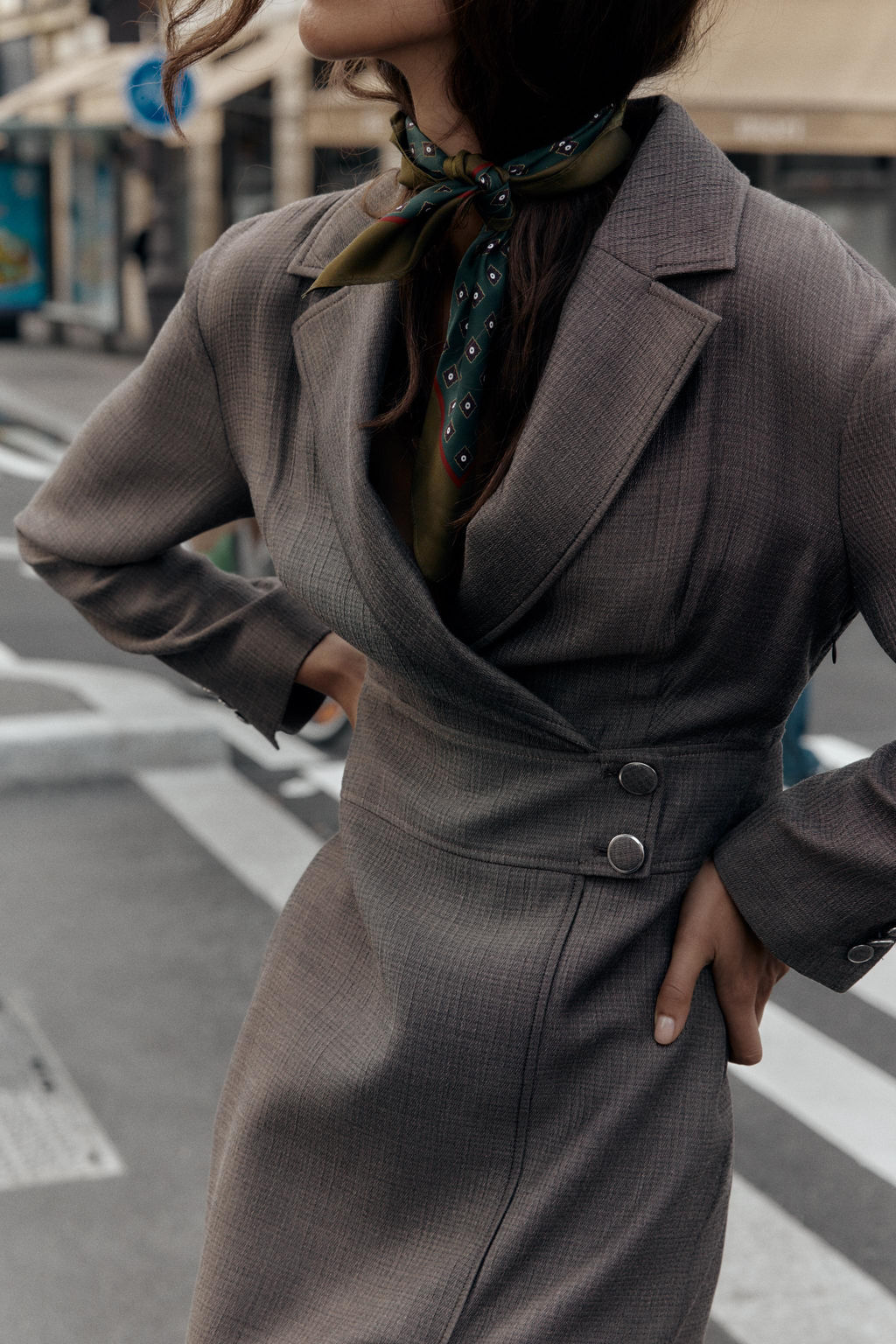 MIDI WRAP DRESS - Zara фото 8