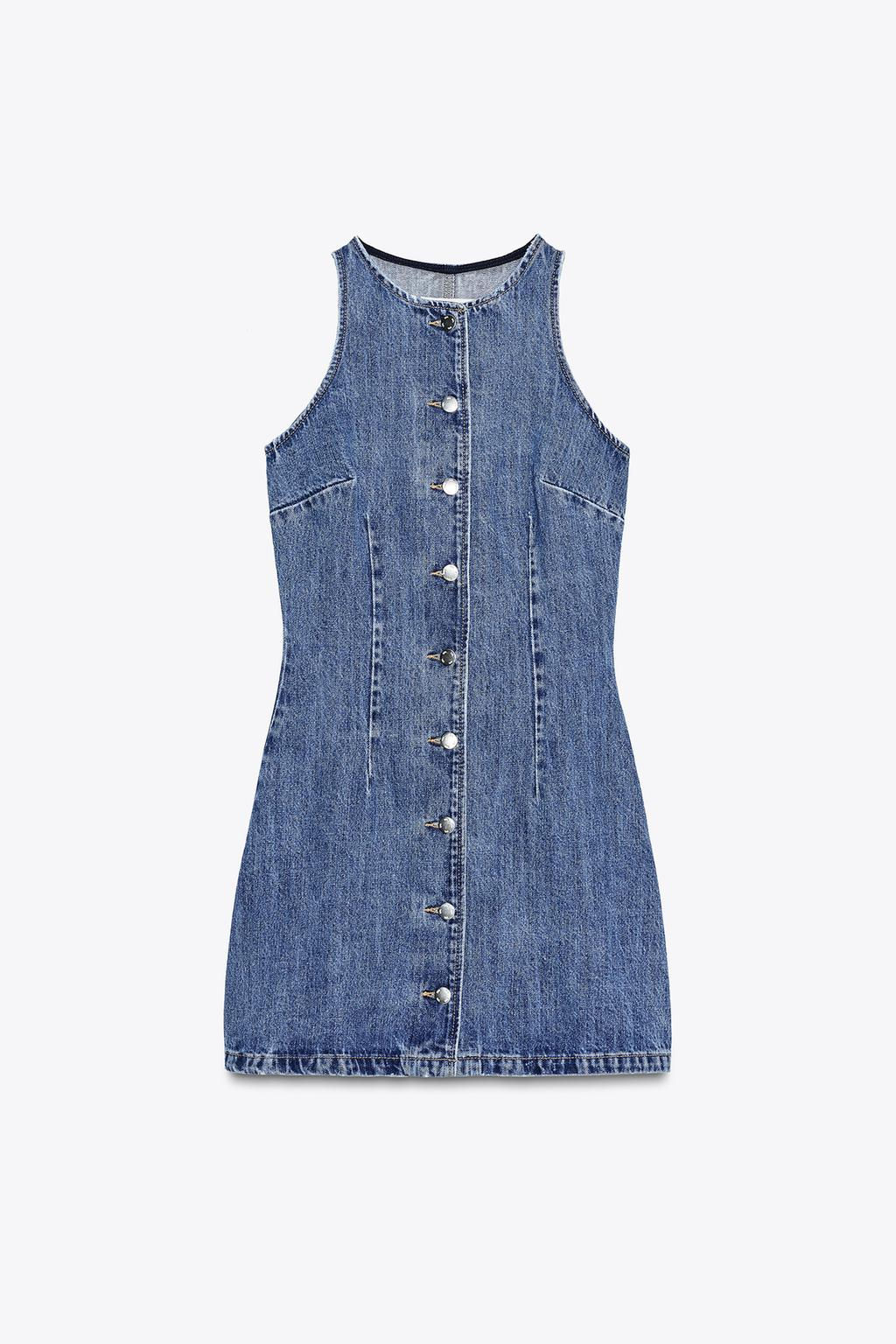 Z1975 DENIM MINI DRESS - Zara фото 6