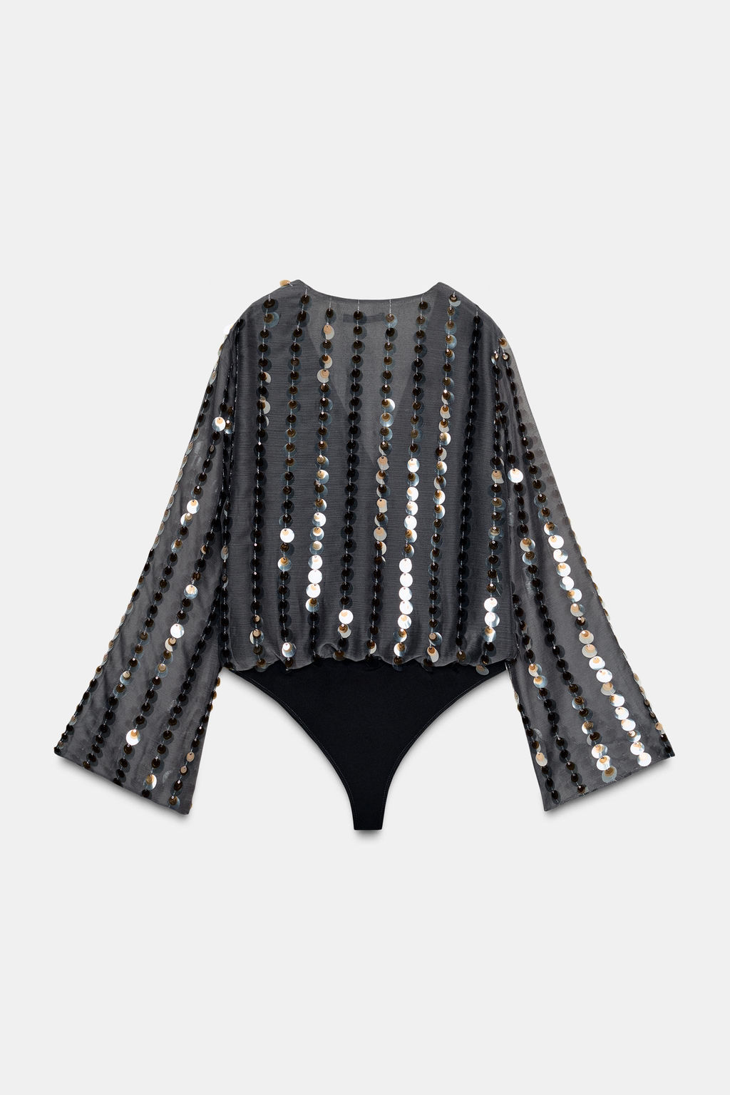 SEQUINNED BODYSUIT - Zara фото 7