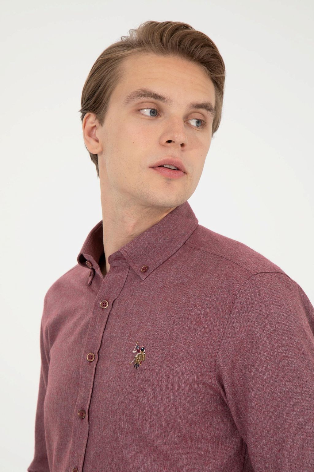 U. S. Polo Assn / Мужская рубашка Cherry Uzunkol Basic - U.s. polo assn фото 2