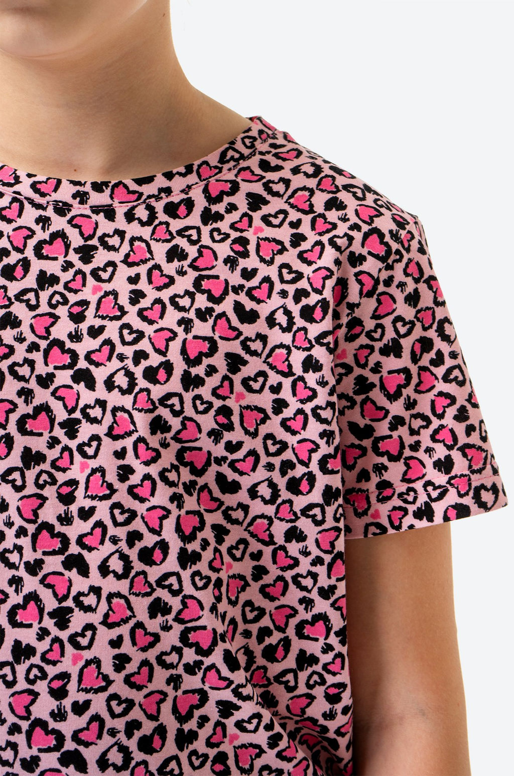 Хлопковая пижама для девочки с шортами Happyfox