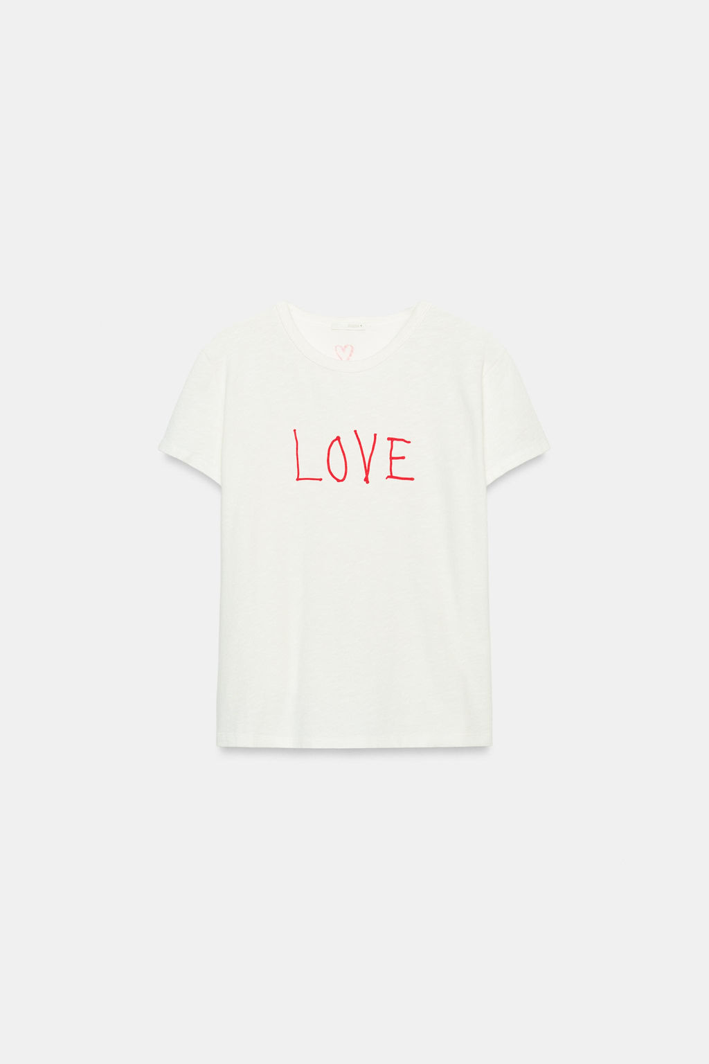 CAMISETA R?STICA TEXTO / blanco - Zara фото 5