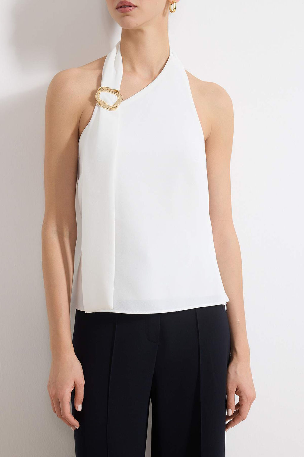 Siyah Yakas? Aksesuar Detayl? Dokuma Bluz TWOSS26BZ00210 - Trendyolmilla фото 7