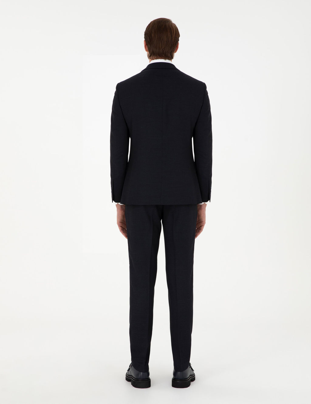 Lacivert Ex. Slim Fit Y_nl_ Tak_m Elbise