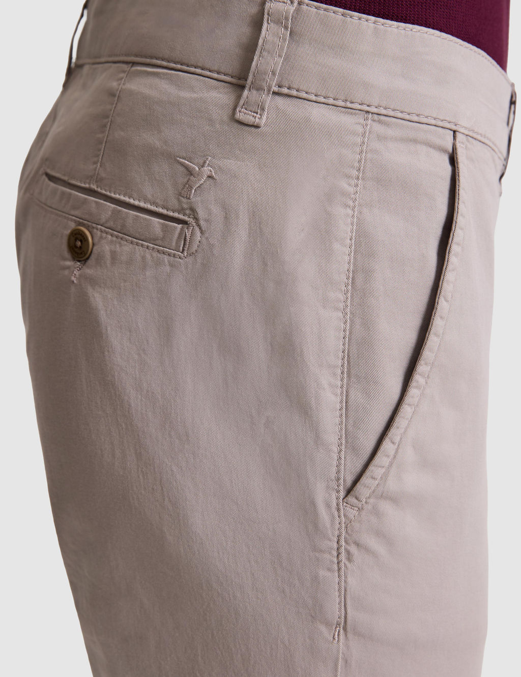 Vizon Slim Fit Pamuk Kar___ml_ Kanvas Pantolon