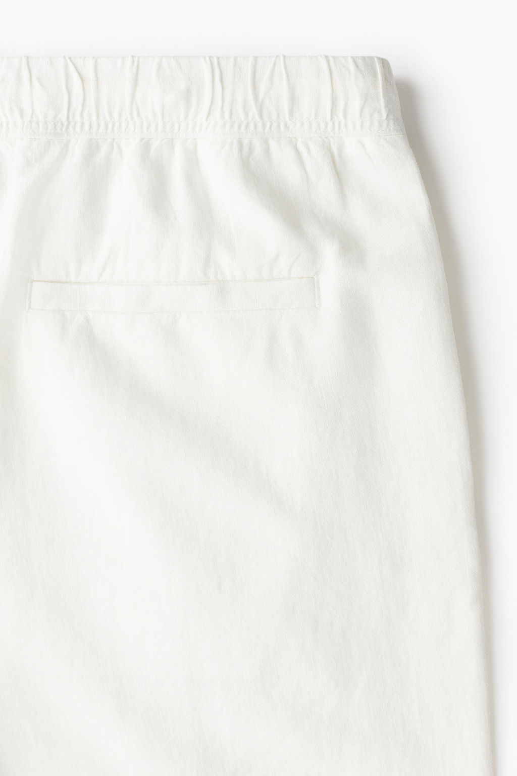 Pantal?n corto en mezcla de lino Relaxed Fit - H&m фото 4