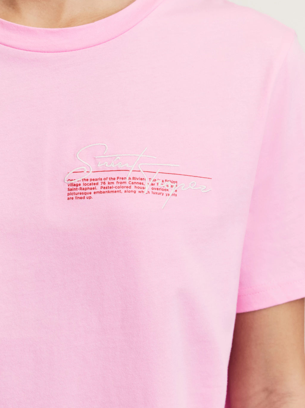 Базовая футболка с вышивкой / Zarina  фото 7