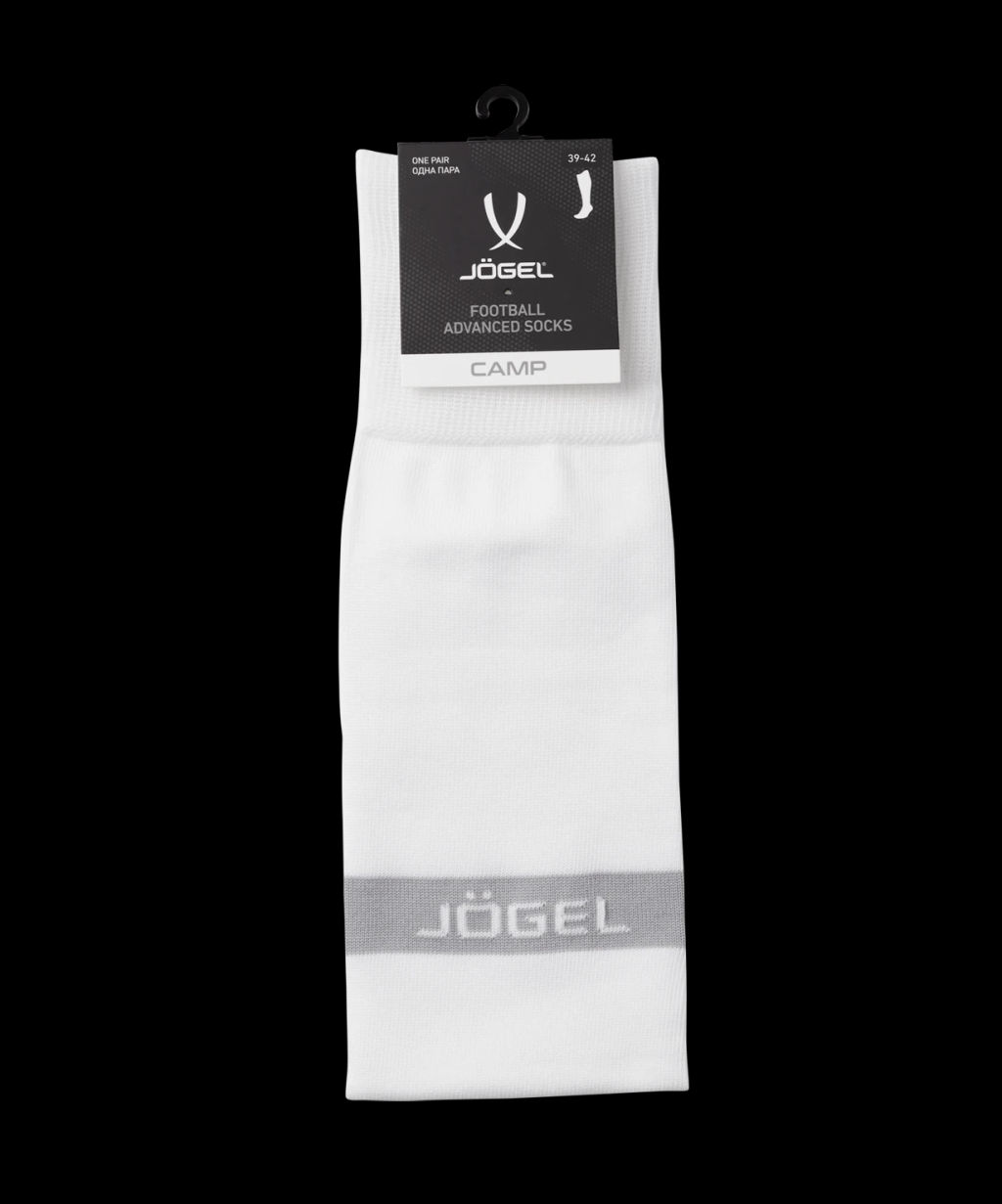Гетры футбольные JOGEL CAMP ADVANCED SOCKS 00, белый/серый  фото 5