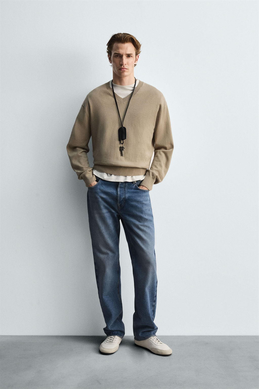 COTTON-RAMIE SWEATER