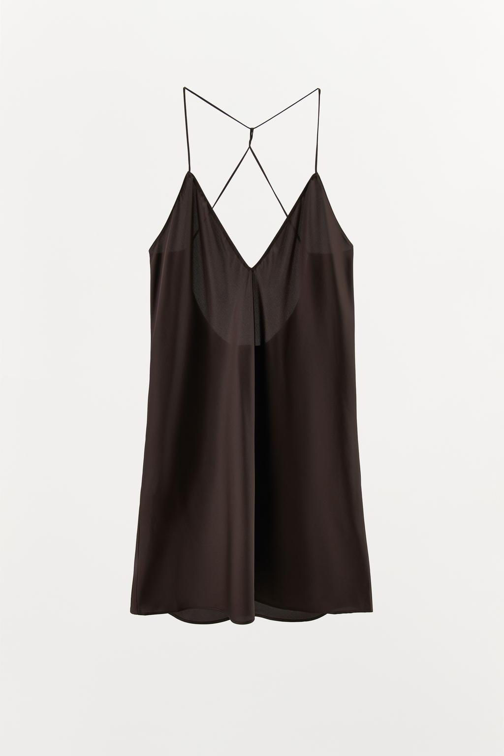 SATIN SLIP DRESS - Zara фото 4