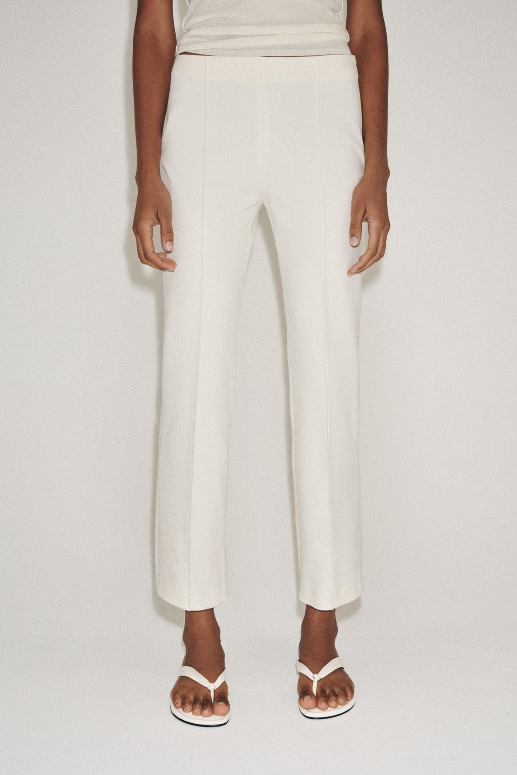 PANTAL?N CROPPED ZW COLLECTION / Crudo - Zara фото 2
