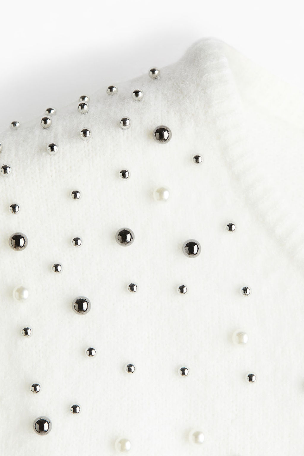 Top en punto fino con detalles decorativos - H&m фото 6
