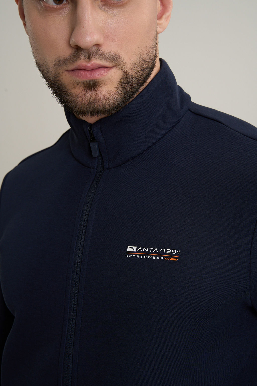 Олимпийка Темно-синий TRN ESSENTIAL Knit Track Top - Anta фото 6