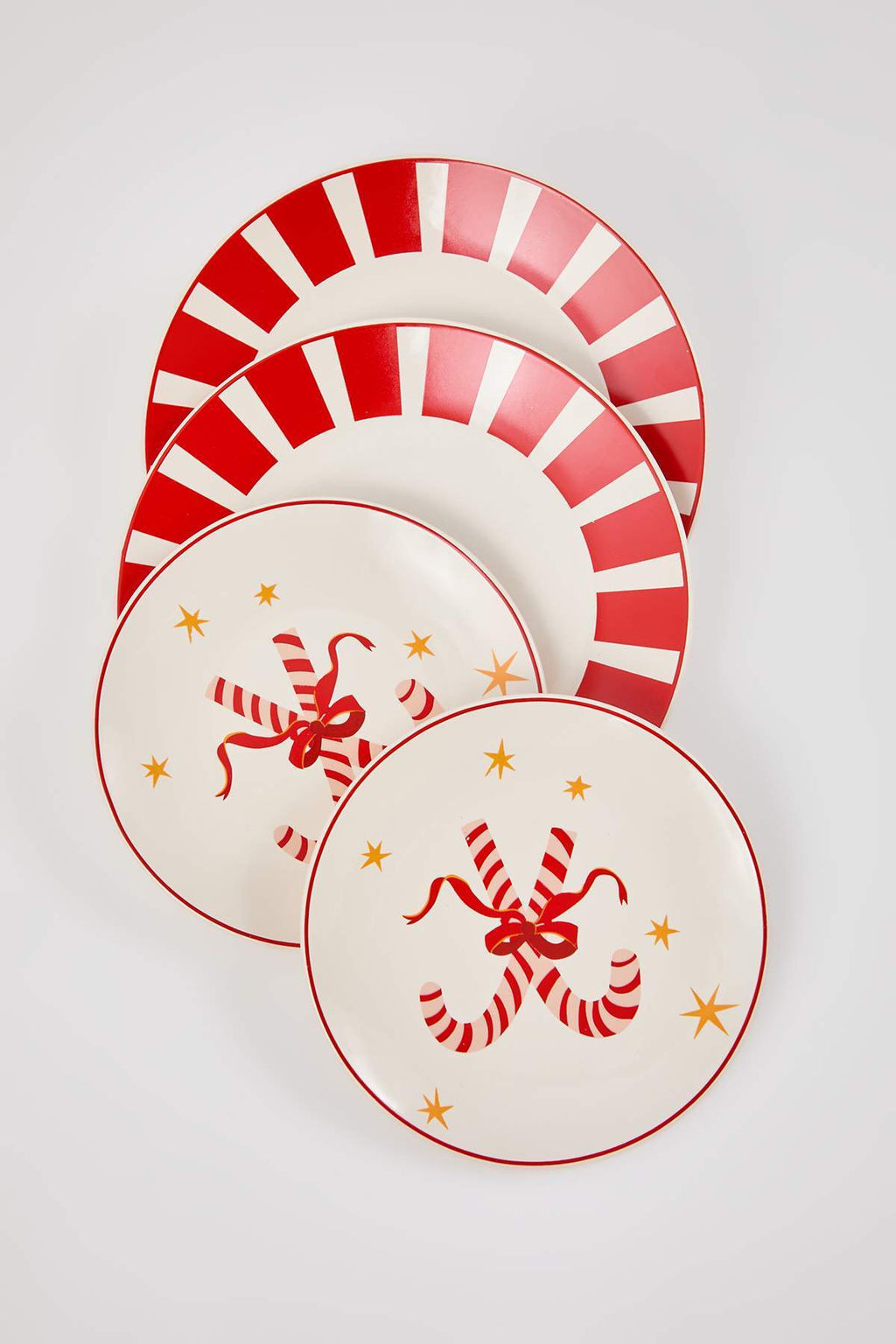 2li Y?lbas? Seker Kam?s? Pasta Tabag? 20cm & 2li Cizgili Servis Tabag? 26cm TPHAW26TBK00010 - Trendyolmilla фото 4