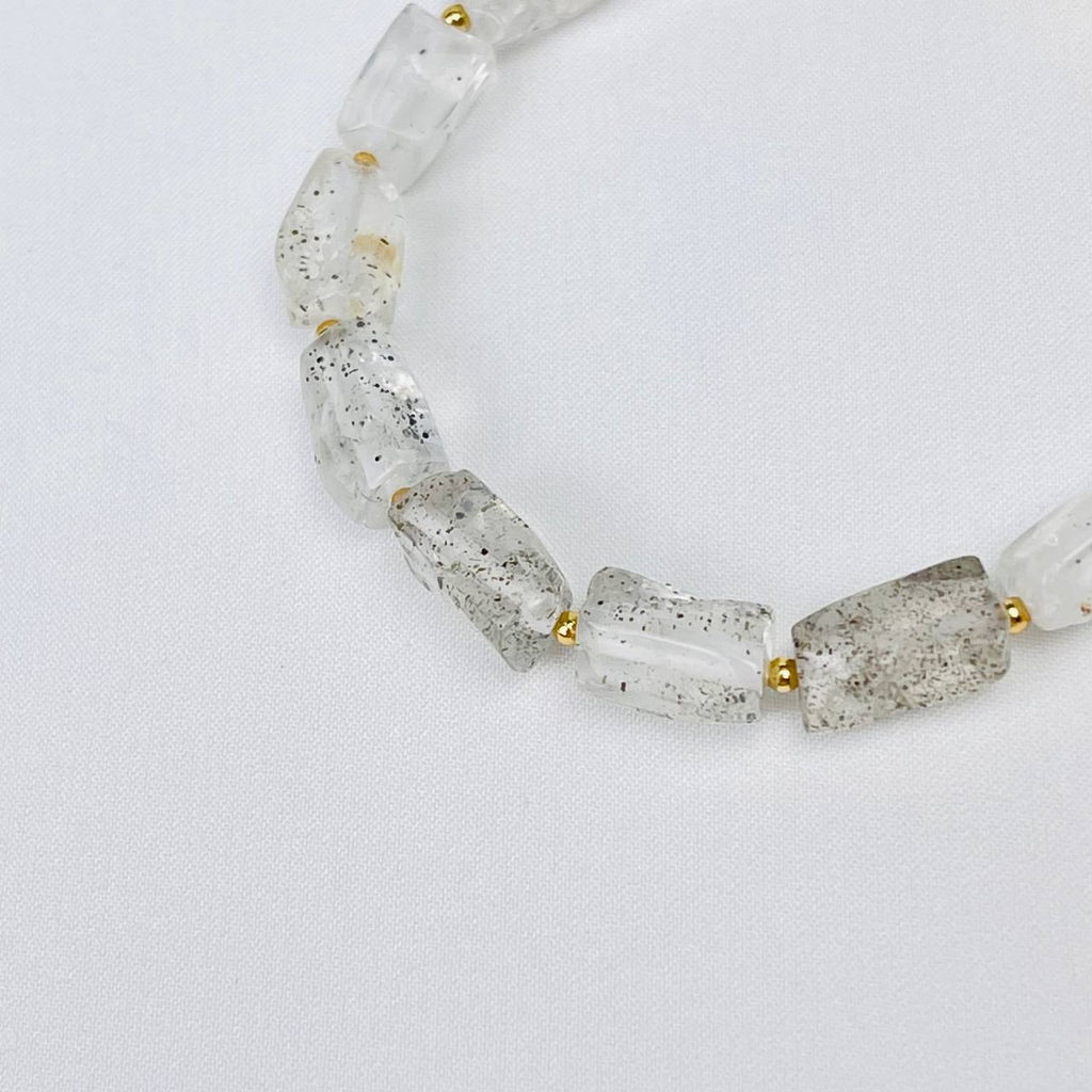 Браслет из Херкимерского кварца 17 см +