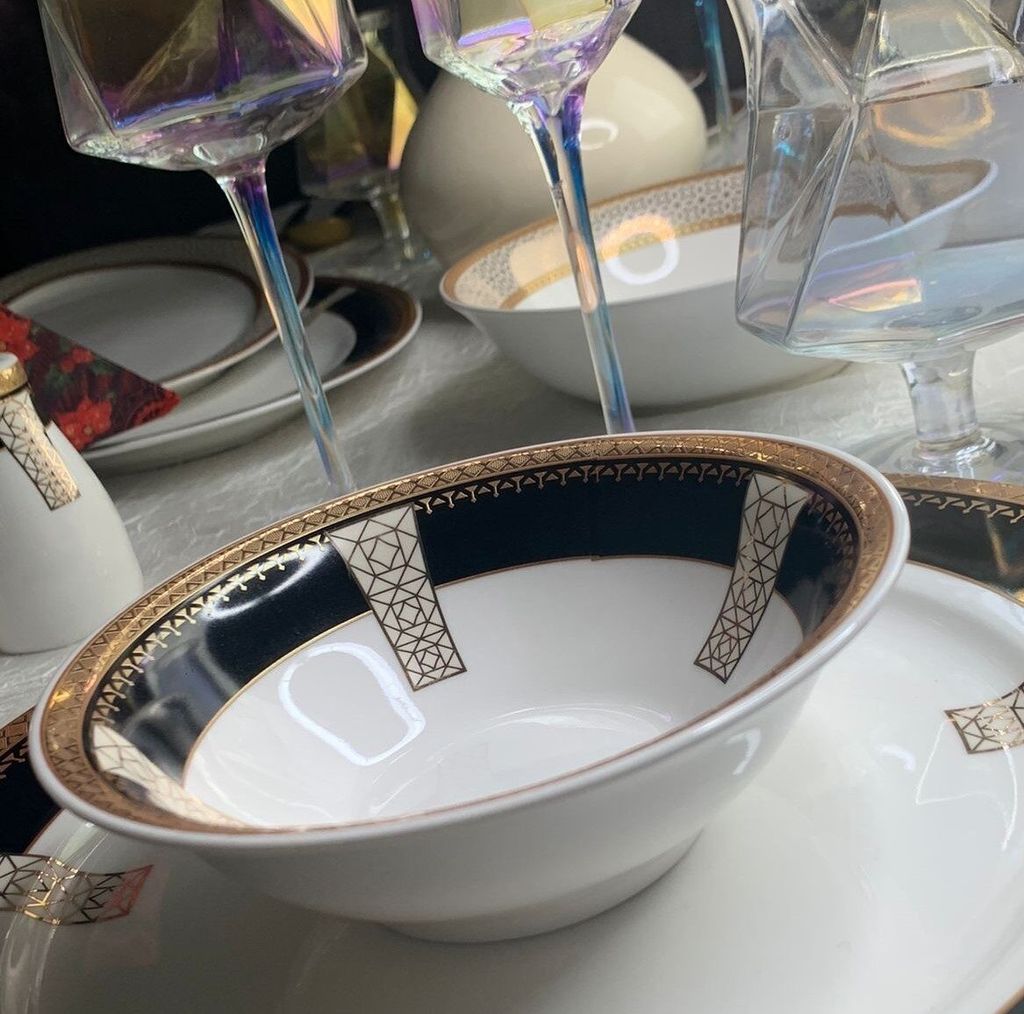 205-010 Набор из 6 салатников 14см BLACK BACCARA в под.уп.(х12) - Lenardi фото 3