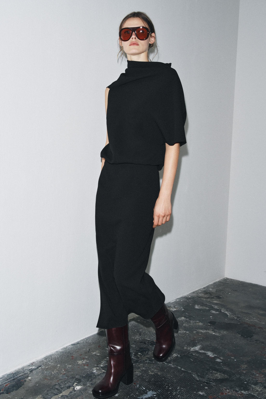 ZW COLLECTION ASYMMETRIC DRESS - Zara фото 2