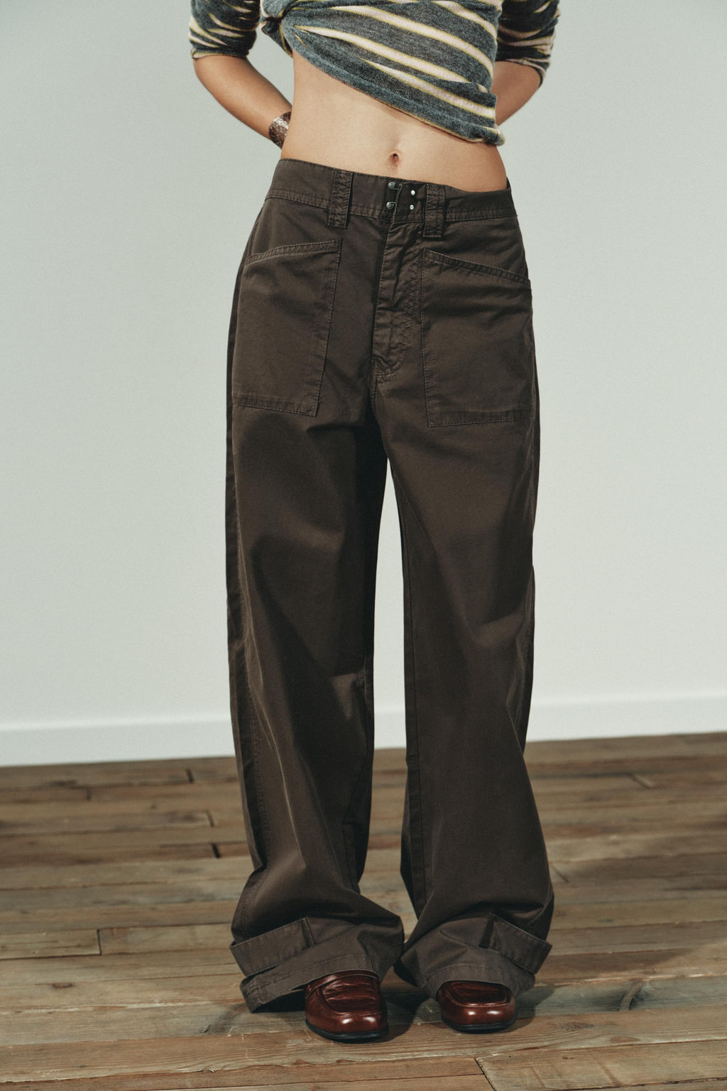 CARGO TROUSERS WITH POCKETS - Zara фото 4