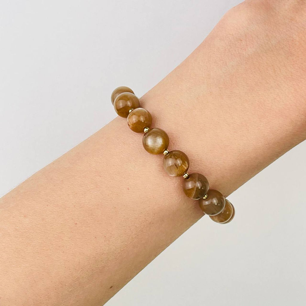 Браслет из Солнечного камня 17,5 см +