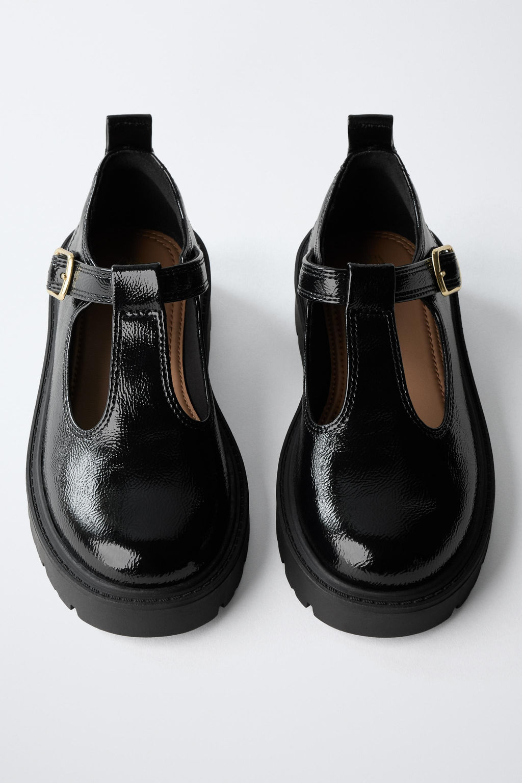 PATENT T-BAR SHOE - Zara фото 4
