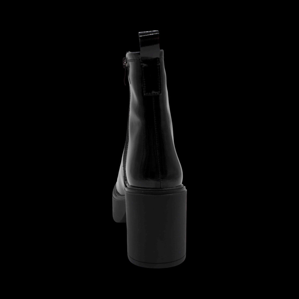 Ботинки из натуральной кожи Р-121-8 черные