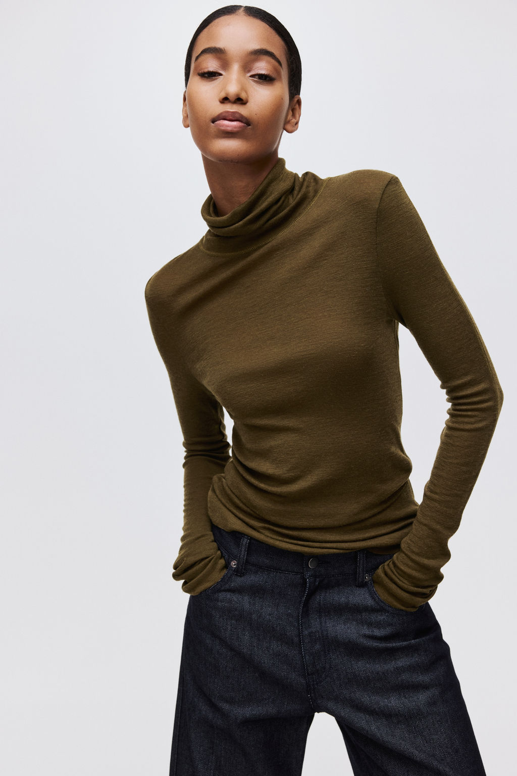 Top de lana con cuello alto - H&m фото 6