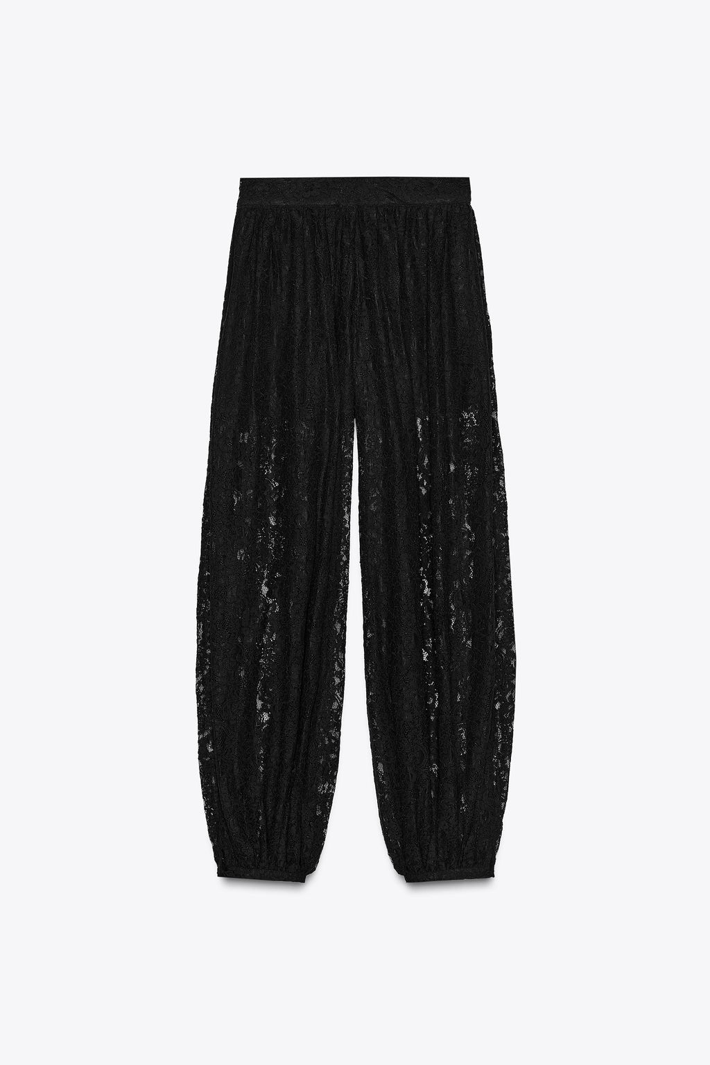 ZW COLLECTION LACE BALLOON TROUSERS - Zara фото 3