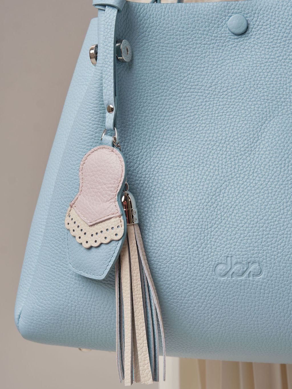 Кожаная сумка Vasilisa DBR 31210 светло-голубой  фото 2