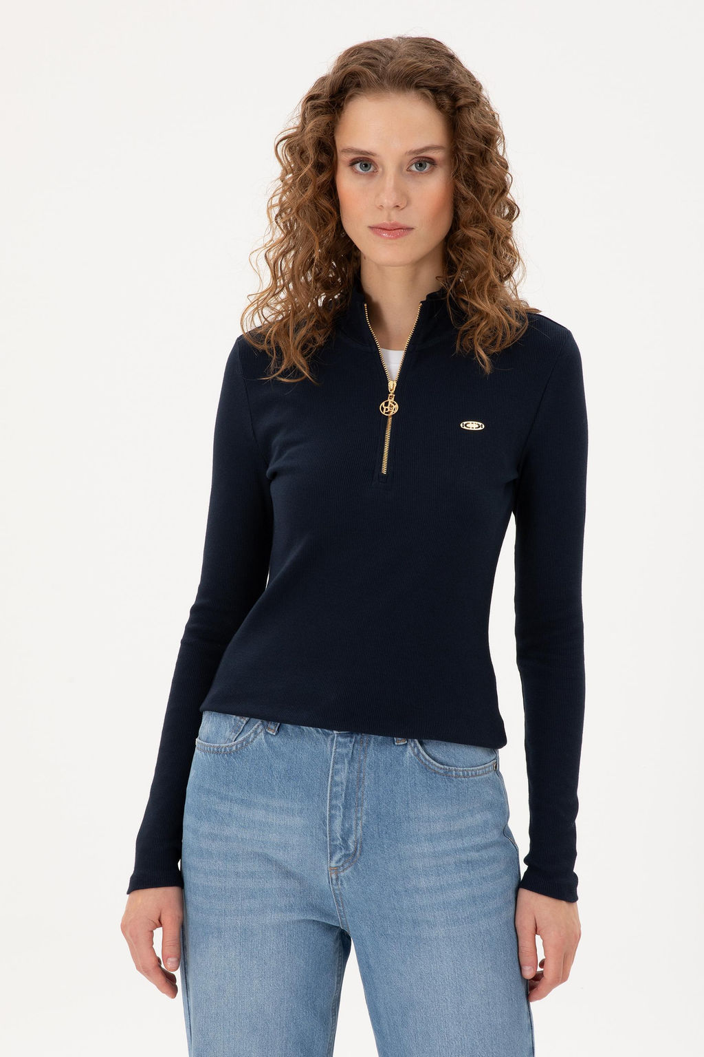 Женский темно-синий свитшот Неожиданная скидка в корзине - U.s. polo assn фото 8