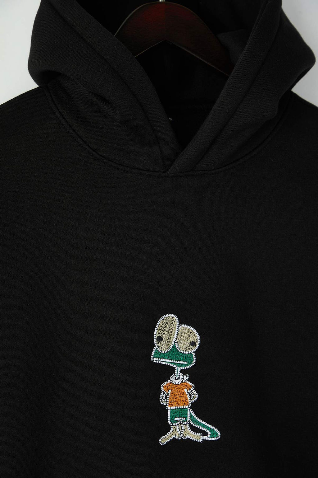 Siyah Yeni Oversize/Genis Kesim Nak?sl? Kal?n Ici Polarl? Sweatshirt TMNAW26SW00032 - Trendyolmilla фото 2