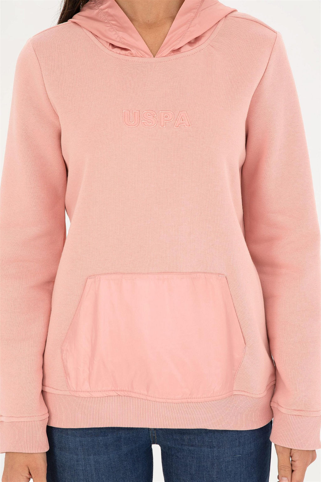 Женский пудровый свитшот - U.s. polo assn фото 6