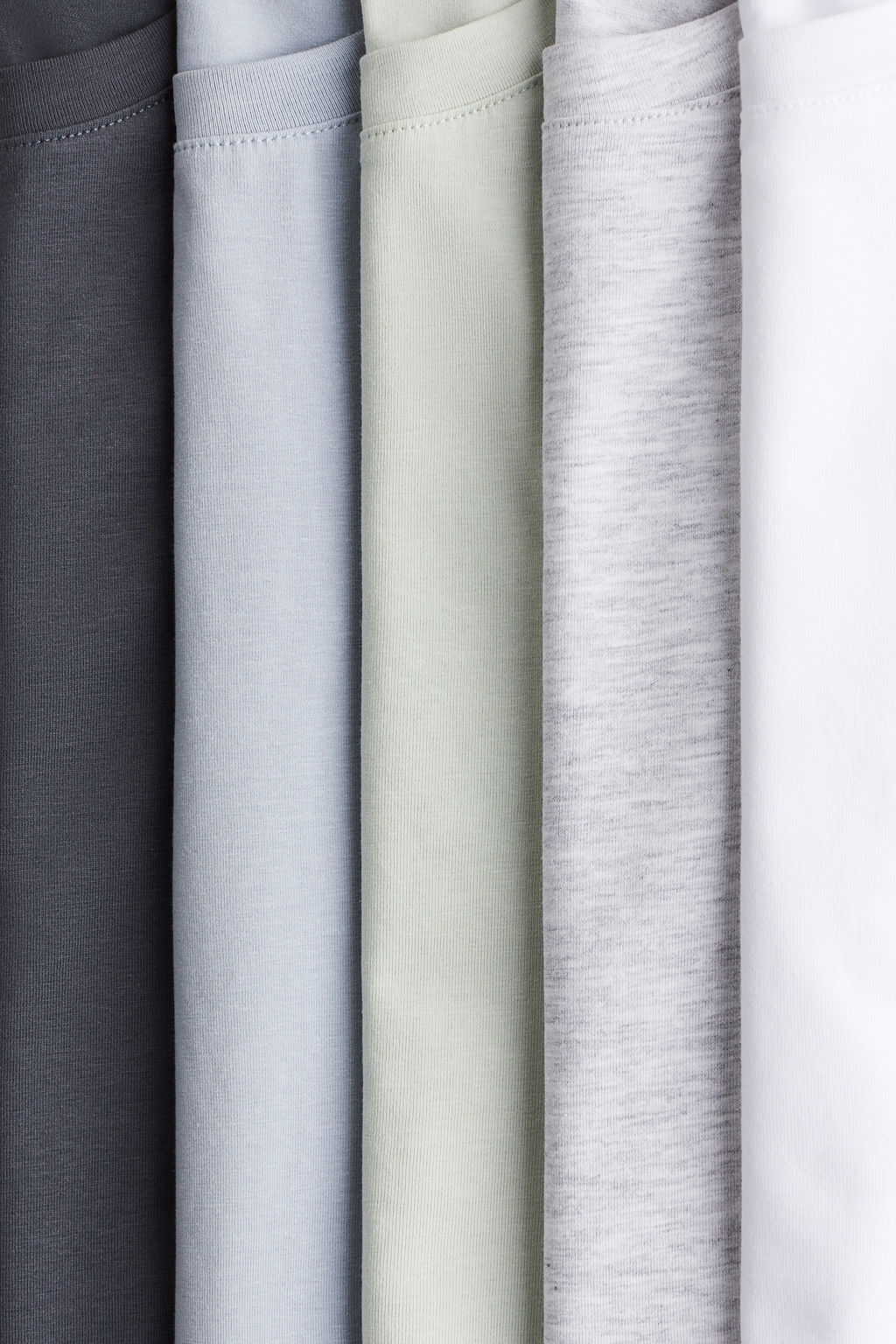 Pack de 5 camisetas en punto de algod?n - H&m фото 3