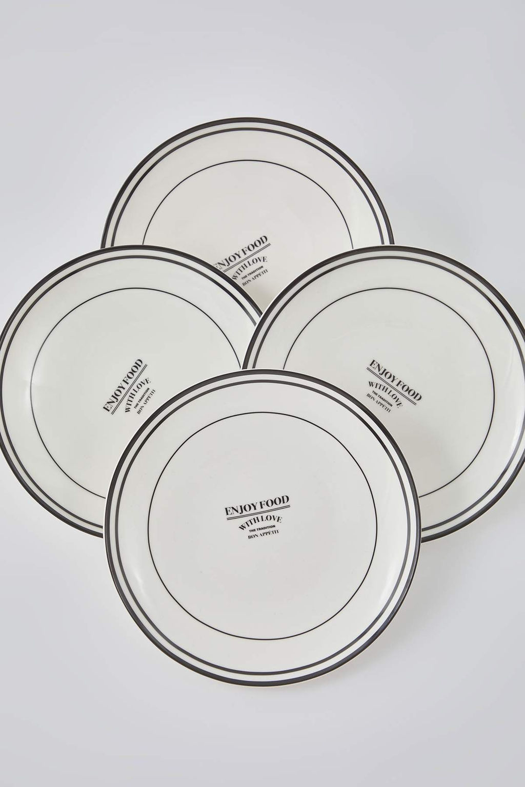 4lu Minimal Desenli Porselen Pasta Tabag? 21cm TPHAW26TBK00018 - Trendyolmilla фото 3