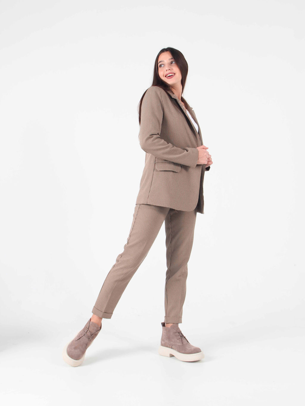 Ботинки EDART 308.агата w. капучино замш/байка - Ed'art фото 16