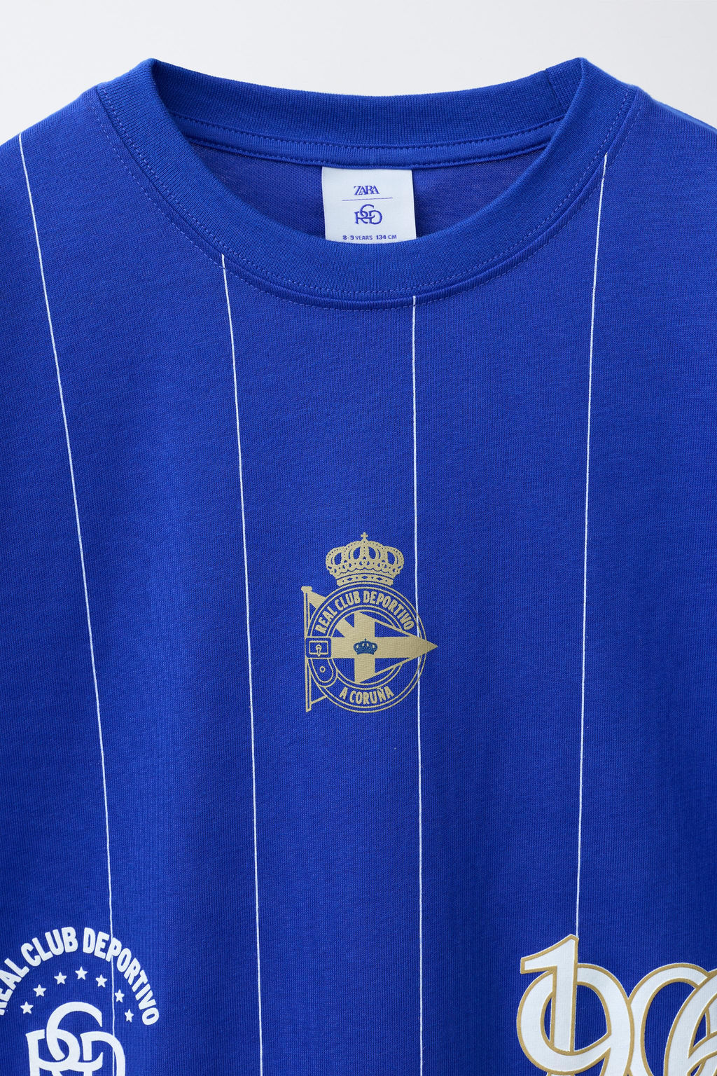 CAMISETA RAYAS RC DEPORTIVO DE A CORU?A / Crudo / Azul