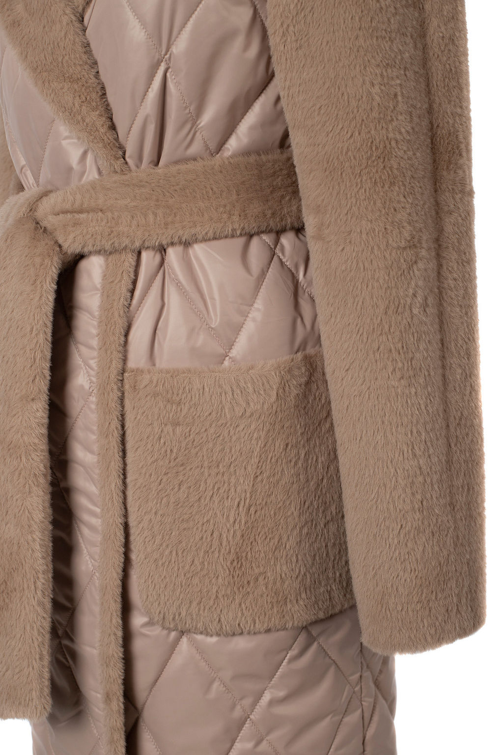 Пальто женское демисезонное (пояс) Утеплитель: Синтепон