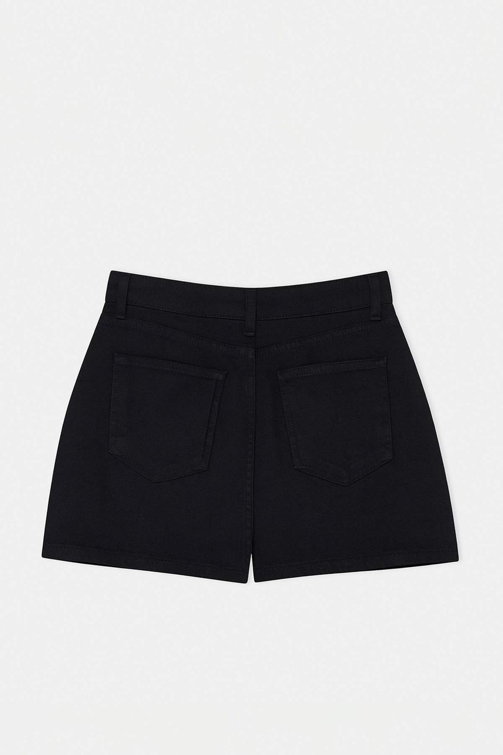 Siyah AZ ESNEK Yuksek Bel Denim Sort Etek TWOSS26SR00124 - Trendyolmilla фото 7