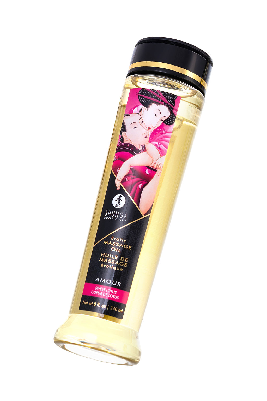 Масло для массажа Shunga Amour Sweet Lotus, возбуждающее, 240 мл
