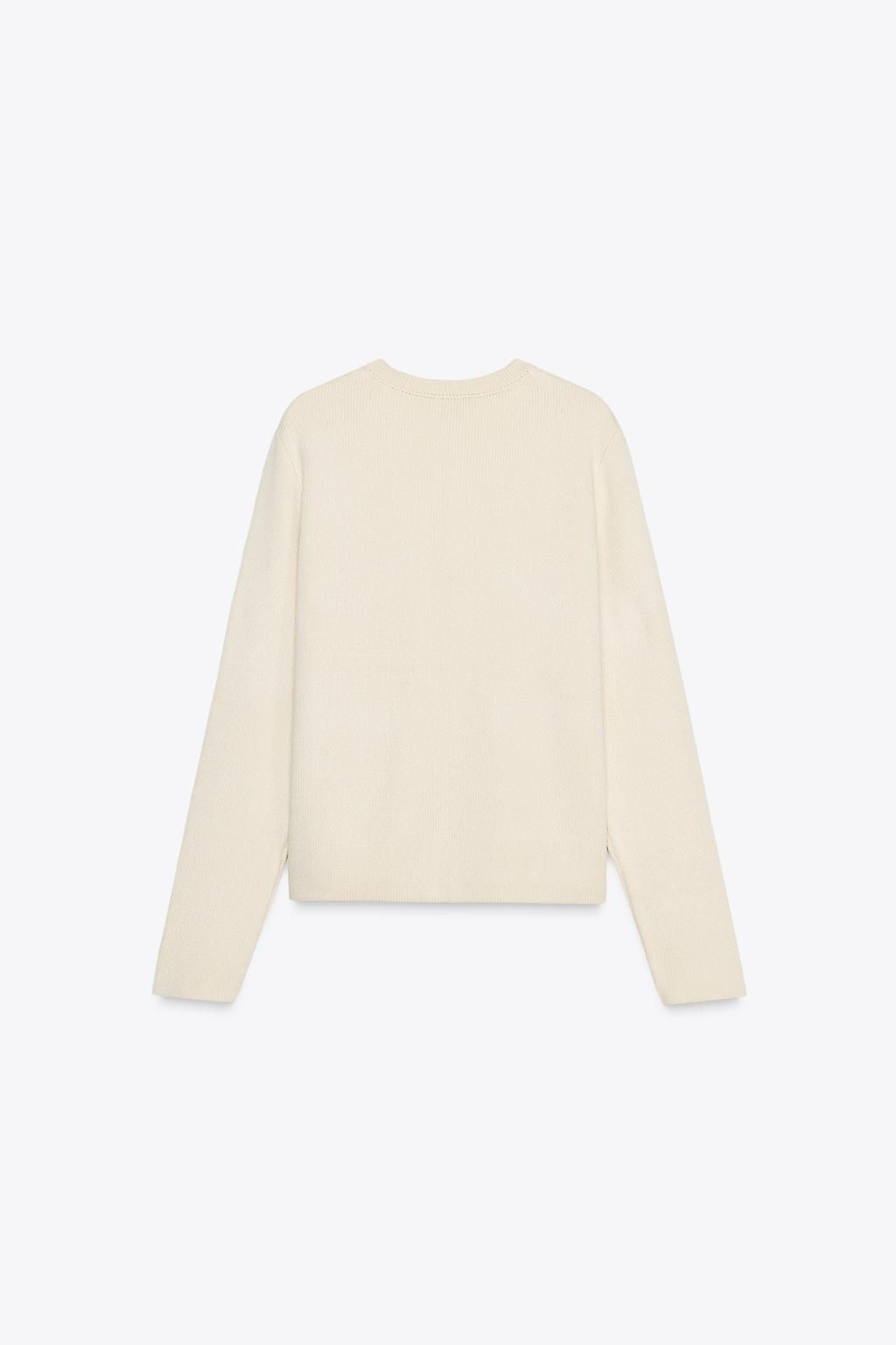 KNIT CARDIGAN WITH POCKETS - Zara фото 6