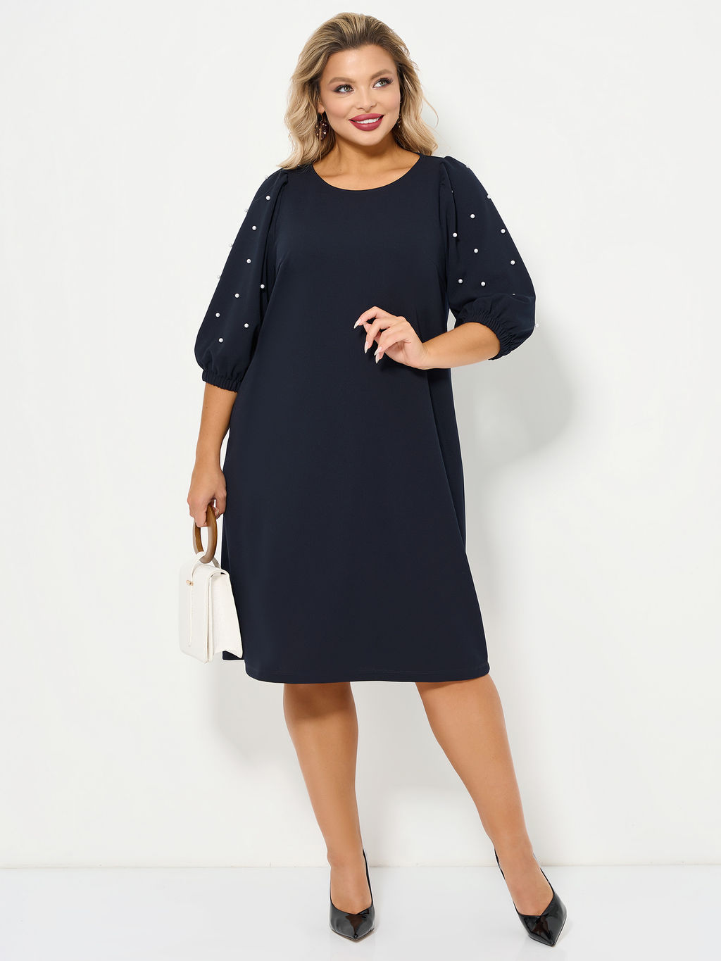 Платье 0218-2 чёрный кварц - Dora фото 26