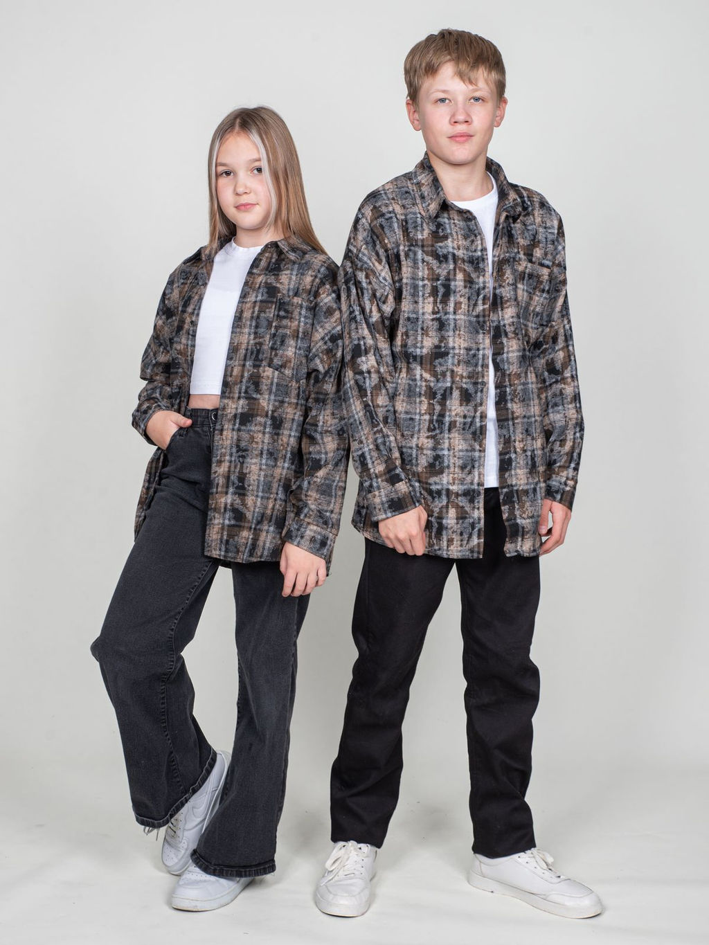 Рубашка 6510 т.синяя клетка 950 Be Friends  фото 15