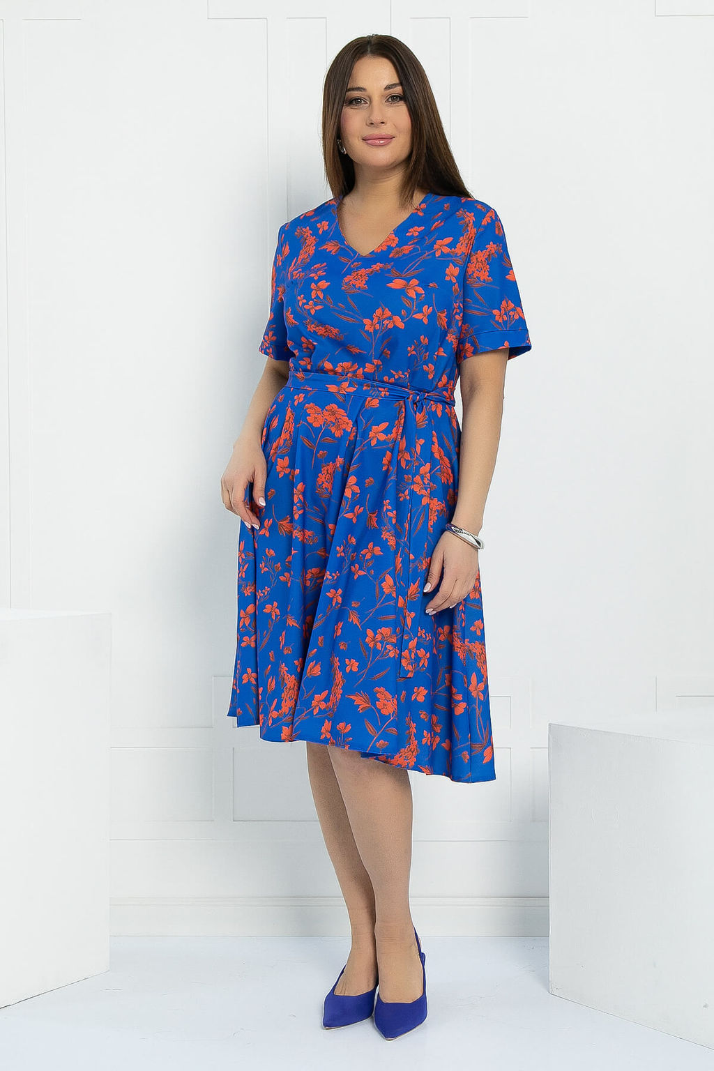 Платье Признание в любви (синее) П12654-25 - Lt collection фото 8