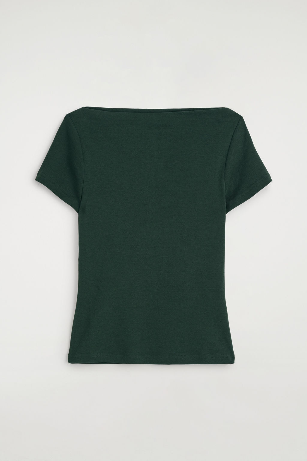 CAMISETA ALGOD?N CUELLO BARCO SLIM FIT